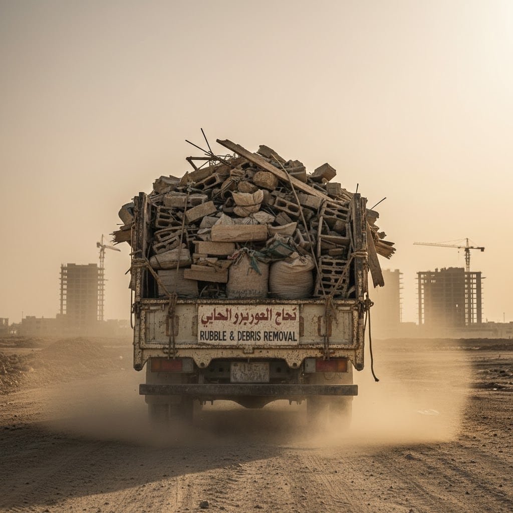 هاف لوري لنقل العفش والاغراض الى مردم البلدية | تخلص من الكراكيب فوراً